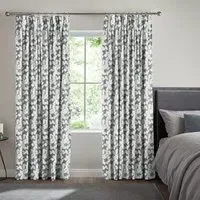 Jonas Floral Curtain - Indigo