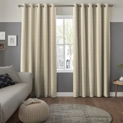 Kane Curtain - Oyster, Polyester