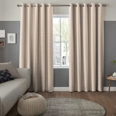 Kane Curtain - Stone, Polyester