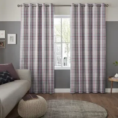 Kilman Vintage Curtain - Red, Polyester