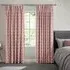 Leno Eyelet Curtain - Ruby, Cotton