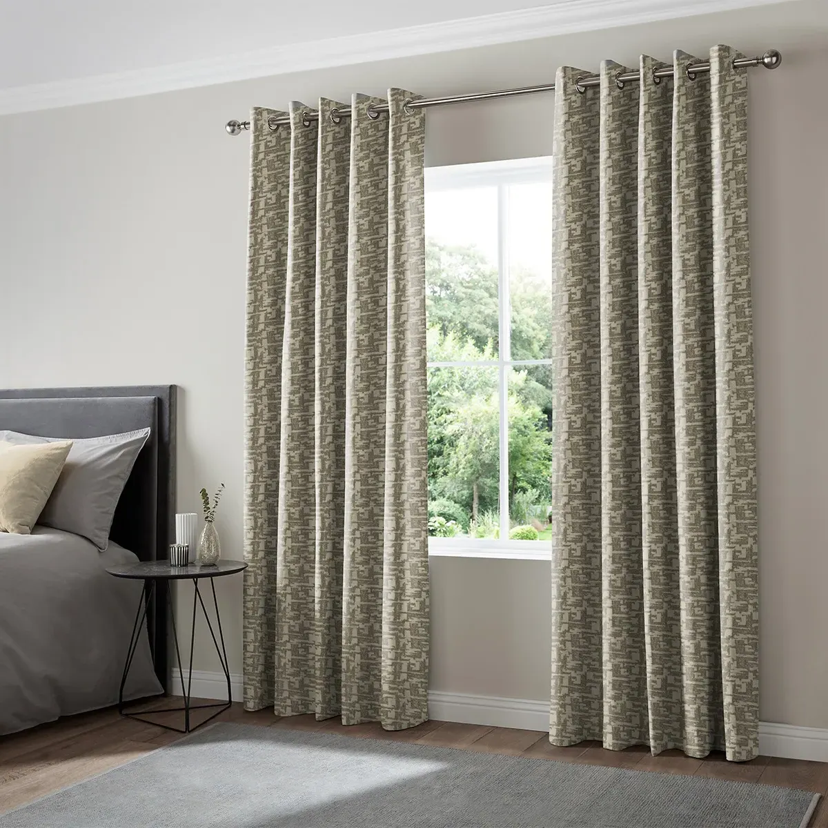 Leon Curtain - Celadon, Polyester