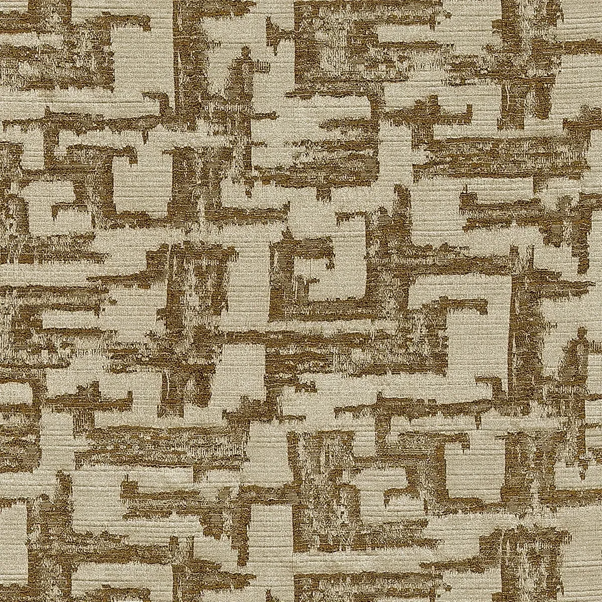 Leon Curtain - Ochre, Polyester