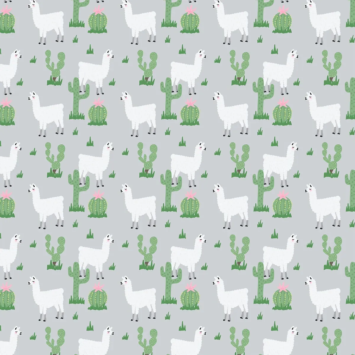 Llamas Multi Curtain - Cotton