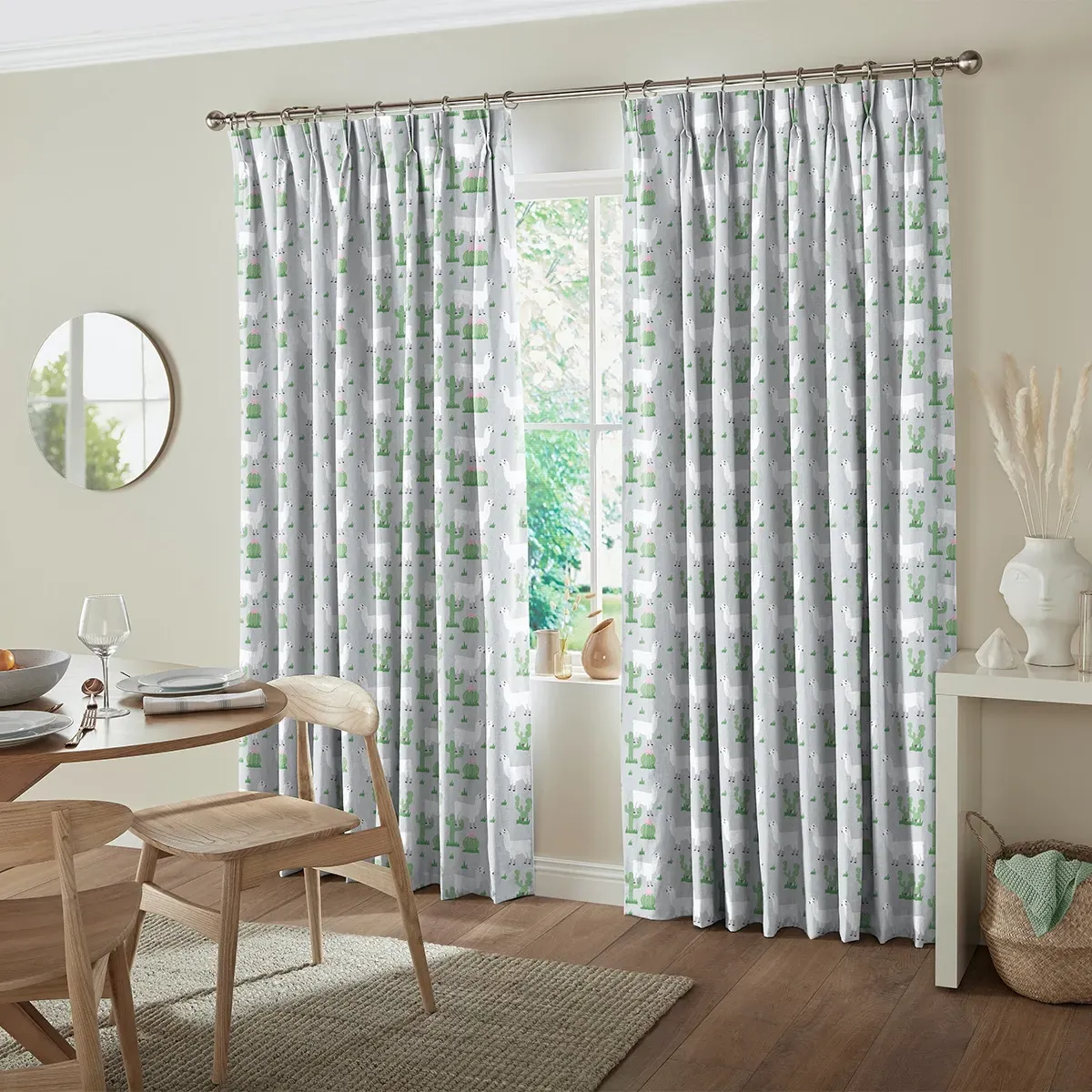 Llamas Multi Curtain - Cotton