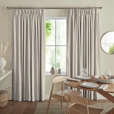 Lorris Curtain - Taupe, Polyester