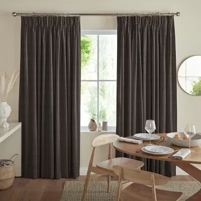 Mata Curtain - Chocolate, Polyester image