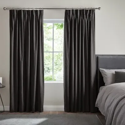 Mata Curtain - Ebony, Polyester