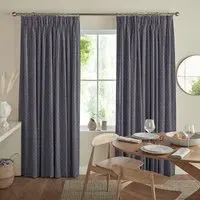 Mata Curtain - Indigo, Polyester