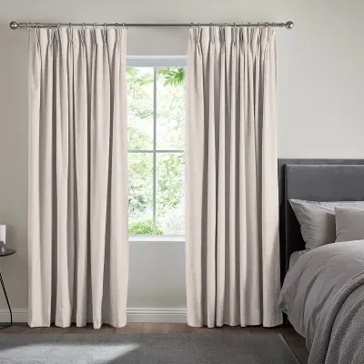 Mata Curtain - Ivory, Polyester