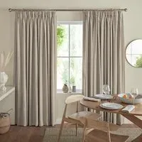Mata Curtain - Taupe, Poly-Cotton