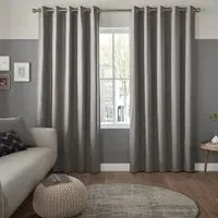 Mina Iron Curtain - Dark Grey, Polyester