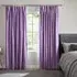 Mina Thistle Curtain - Purple, Polyester