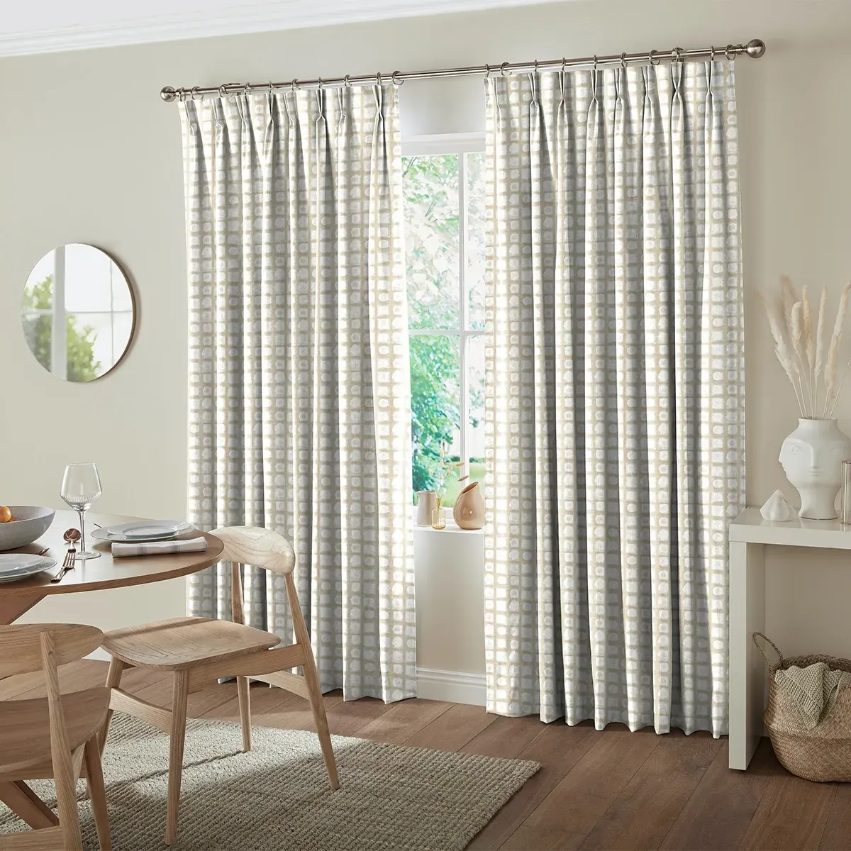 Nico Curtain - Oyster, Polyester