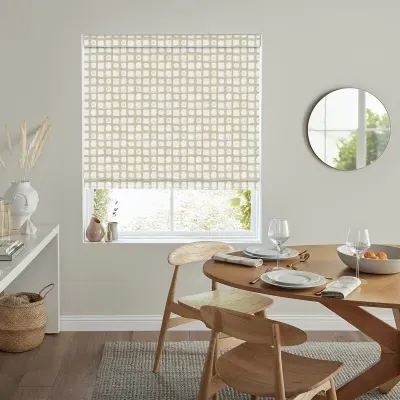 Nico Roman Blind - Oyster, Polyester