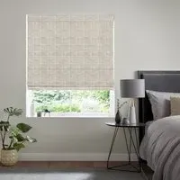 Nico Roman Blind - Pewter, Polyester