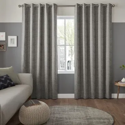 Olise Curtain - Graphite, Polyester image