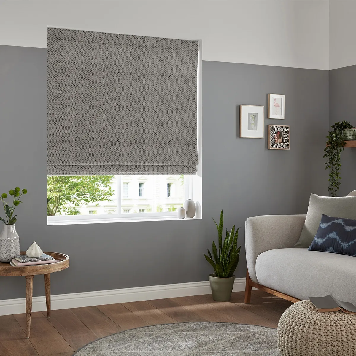 Olise Roman Blind - Graphite