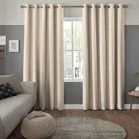 Palmer Pleated Curtain with Thermal Lining - Champagne, Polyester