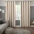 Palmer Pleated Curtain with Thermal Lining - Champagne, Polyester