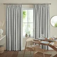 Pavard Curtain - Silver, Polyester