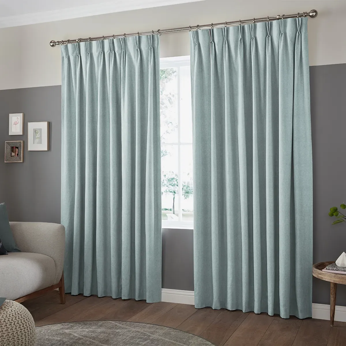 Riyad Curtain - Mineral, Polyester