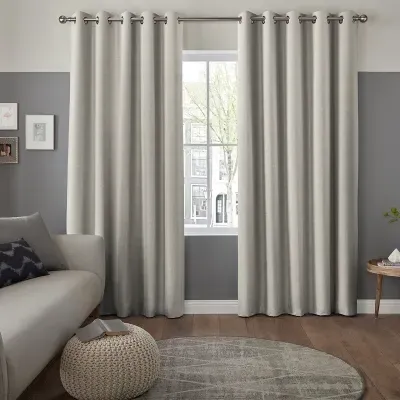 Riyad Curtain - Stone, Polyester