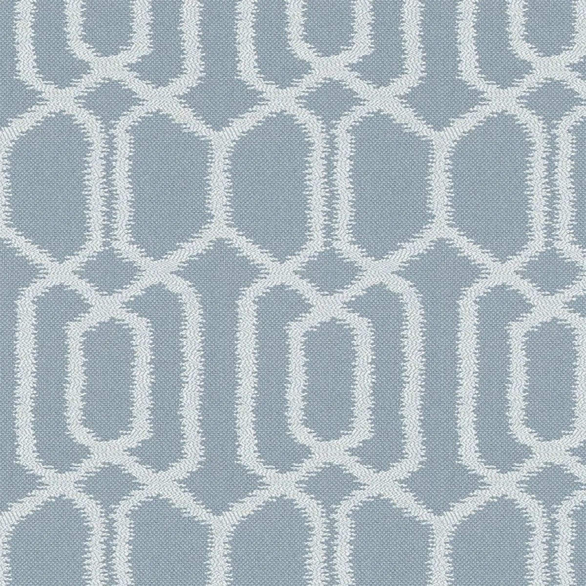 Robben Curtain with Geometric Pattern - Duckegg, Polyester