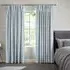 Robben Curtain with Geometric Pattern - Duckegg, Polyester