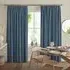 Romero Curtain - Denim, Polyester