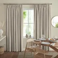 Romero Curtain - Hessian, Polyester
