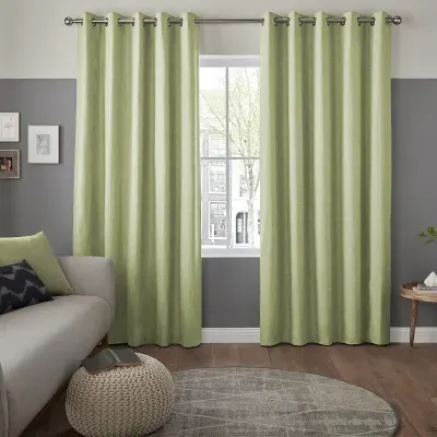 Ruben Curtain - Apple Green, Polyester image