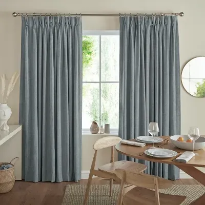 Ruben Curtain - Slate Grey, Polyester