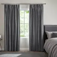 Ruben Curtain - Smoke Grey, Polyester