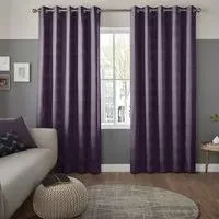Rudiger Made-to-Measure Curtain - Aubergine, Polyester