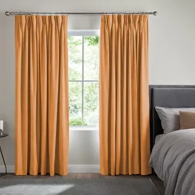 Rudiger Made-to-Measure Curtain - Rust, Polyester