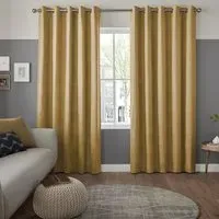 Rudiger Made-to-Measure Curtain - Saffron, Polyester