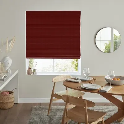 Rudiger Roman Blind - Crimson, Polyester