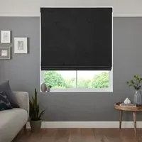 Rudiger Roman Blind - Ebony, Polyester