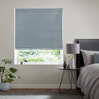 Rudiger Roman Blind - Sky Blue, Polyester