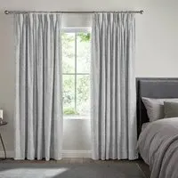 Sami Curtain - Pewter, Silk Blend