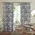 Silva Onyx Curtain - Black, Cotton
