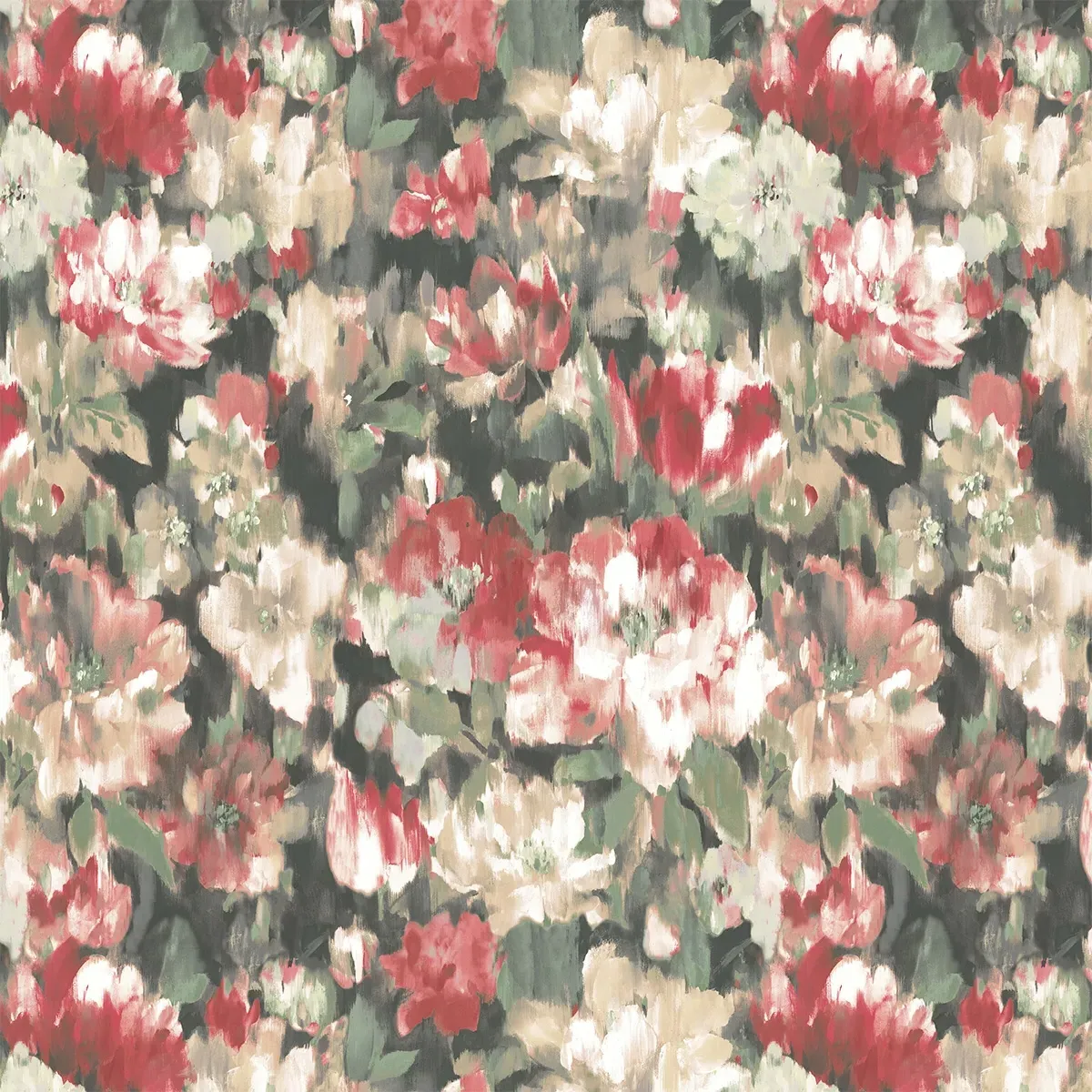 Silva Scarlet Curtain - Red, Cotton