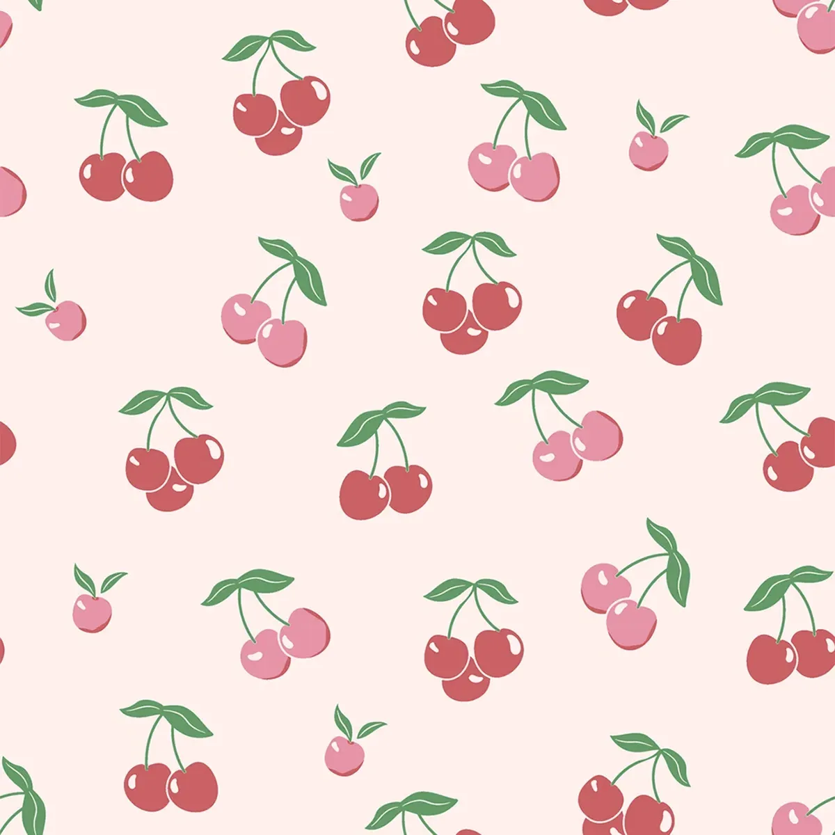 Skinny Dip Cherrys Curtain - Pink, Cotton