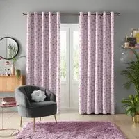 Skinny Dip Daisy Curtain - Pink, Cotton