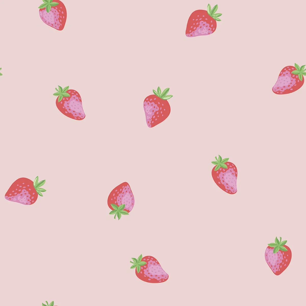 Skinny Dip Strawberry Curtain - Pink, Cotton