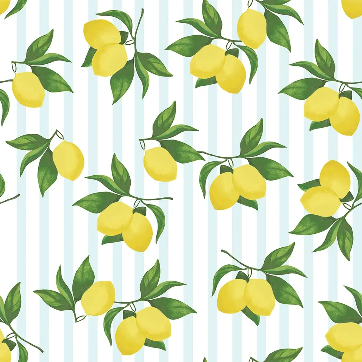 Skinny Dip Summer Lemon Sky Curtain - Yellow, Cotton