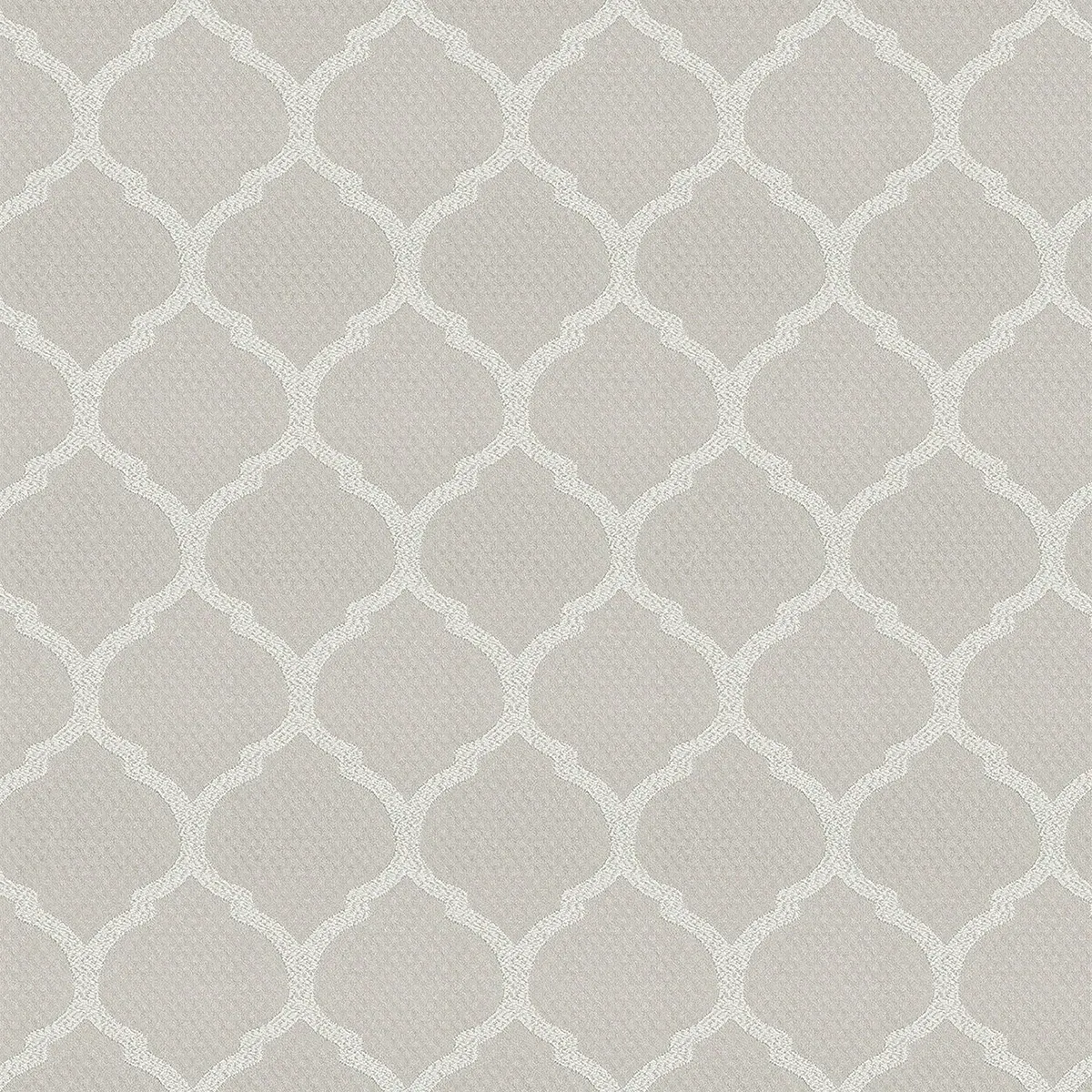 Solomon Curtain with Ogee Pattern - Oyster, Polyester