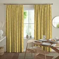 Steer Curtain with Sunflower Design - Cotton