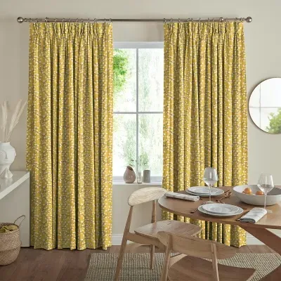 Steer Curtain with Sunflower Design - Cotton